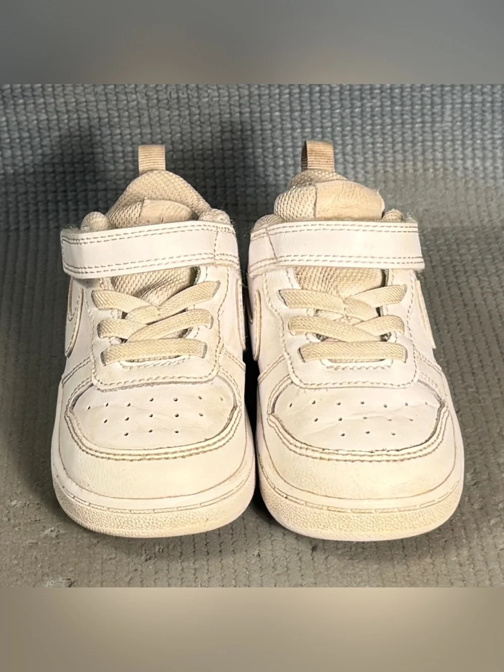 Nike Court Borough Low 2 Toddler White/White BQ5453-100 Size 7C